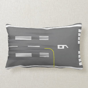 Vervaardigd naar Landbaan Pillow, Miami MIA 9/27 Kussen