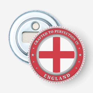 Vervaardigd tot in de perfectie in Engeland Button Flesopener