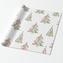 Vervaardigd uit peul met kerstboom