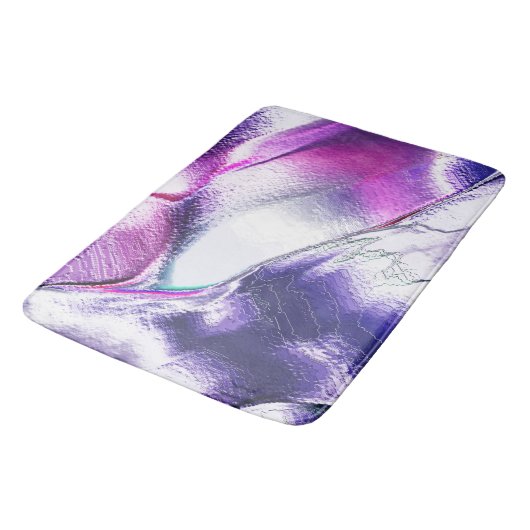 vervaardigd van metaal van steen, in lila en paars badmat (Gekanteld)