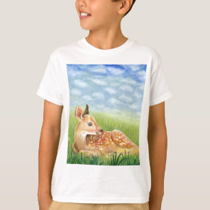Vervagen in de Grass Illustratie T-shirt