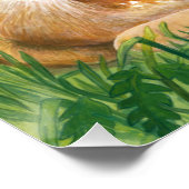 Vervagen in de Grass Illustration Nursery Perfect Poster (Hoek)