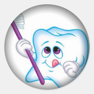 Vervagen naar zwarte ronde stickers