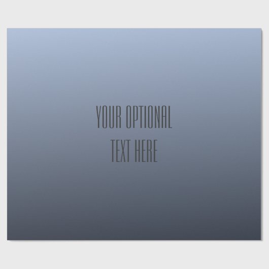 Vervagen van aangepaste tekst voor grijze verloopt cadeaupapier (Vlak)