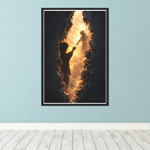 Vervagend Licht Canvas Afdruk