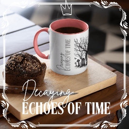 Verval echo's van de tijd koffiemok