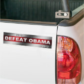 Verval Obama 2012 Bumpersticker (Op Truck)