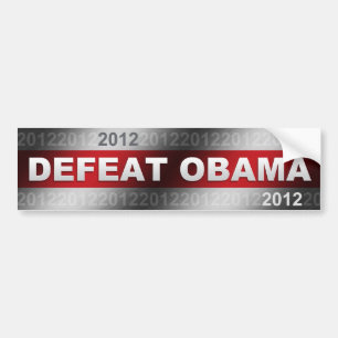Verval Obama 2012 Bumpersticker