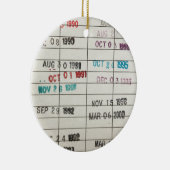 Vervaldatum bibliotheek keramisch ornament (Rechts)