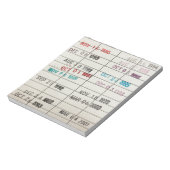 Vervaldatum  bibliotheek notitieblok (Gedraaid)