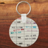 Vervaldatum bibliotheek sleutelhanger (Voorkant)