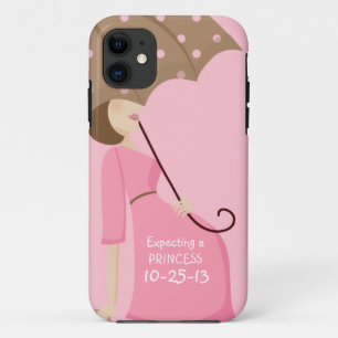 Vervaldatum Geslacht Zwangere vrouw onthullen iPhone 11 Hoesje