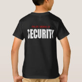 Vervalsing van de veiligheid t-shirt (Achterkant)