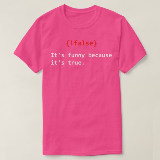 Vervalsing zijn grappig omdat zijn echte programme t-shirt (Design voorkant)