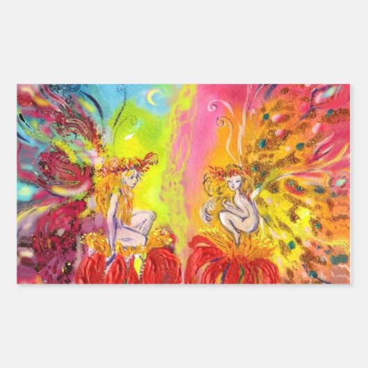 VERVALSINGEN VAN DE DAWN RECHTHOEKIGE STICKER (Voorkant)