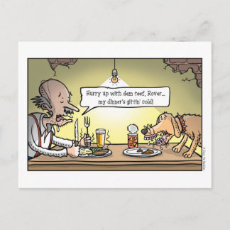 Vervalste teef! briefkaart