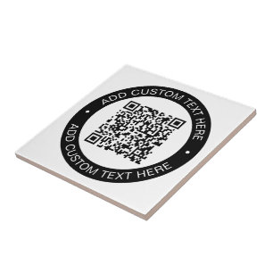 Vervang door je eigen geüploade QR-code of afbeeld Tegeltje