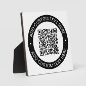 Vervang door uw eigen geüploade QR-code of Afbeeld Fotoplaat (Voorkant)