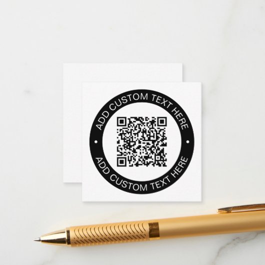 Vervang door uw eigen geüploade QR-code of Afbeeld Informatiekaartje (Voorkant / Achterkant in situ)