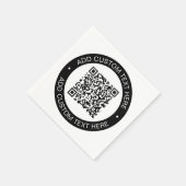 Vervang door uw eigen geüploade QR-code of Afbeeld Servet (Hoek)