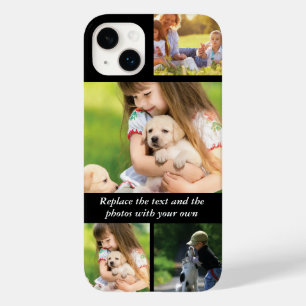 Vervang tekst en foto's door je eigen Case-Mate iPhone 14 plus hoesje