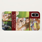 Vervang tekst en foto's door uw eigen Case-Mate iPhone case (Achterkant (horizontaal))