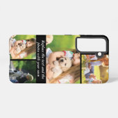 Vervang tekst en foto's door uw eigen samsung galaxy hoesje (Achterkant horizontaal)