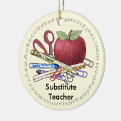 Vervangende Docent Ornament (Links)