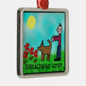 Vervangingsartiest Metalen Ornament (Rechts)