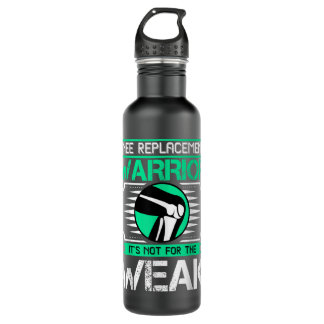 Vervangingsoperatie voor een knie krijgt een goed  waterfles 