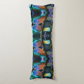 Vervederde Rust: Vogels Ontwerp Lichaamskussen (Voorkant Verticaal)