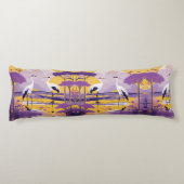 Vervederde Rust: Vogels Ontwerp Lichaamskussen (Achterkant)