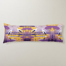 Vervederde Rust: Vogels Ontwerp Lichaamskussen