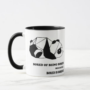 “Verveeld van Verveeld Zijn” Mok – Grappige Panda