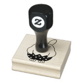 Verveelde Bunny Chick 02 Rubberstempel (Stempel)