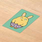 Verveelde Bunny Chick 03 Acryl Uitnodigingen (Laagn)