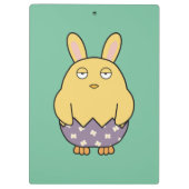 Verveelde Bunny Chick 03 Klembord (Achterkant)
