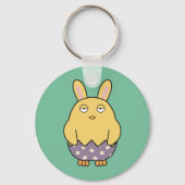 Verveelde Bunny Chick 03 Sleutelhanger (Achterkant)