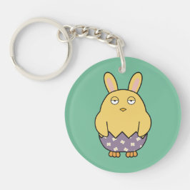 Verveelde Bunny Chick 03 Sleutelhanger