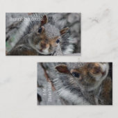 vervelende eekhoorn visitekaartje (Voorkant / Achterkant)