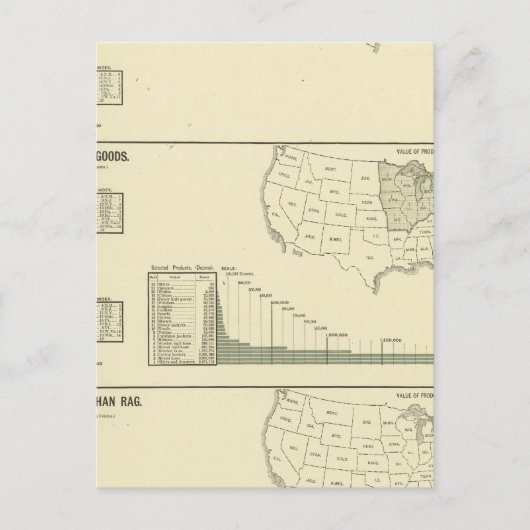 Verven, afwerken, kousen, messen briefkaart (Voorkant)