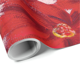 Verven bloemen om het even welke kleur cadeaupapier