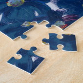 Verven bloemen om het even welke kleur legpuzzel (Zijkant)