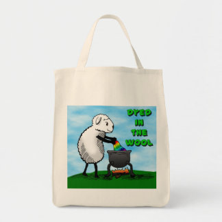 Verven in de wol-Canvas tas