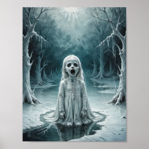 Vervloekt spookkind uit een bevroren meer poster
