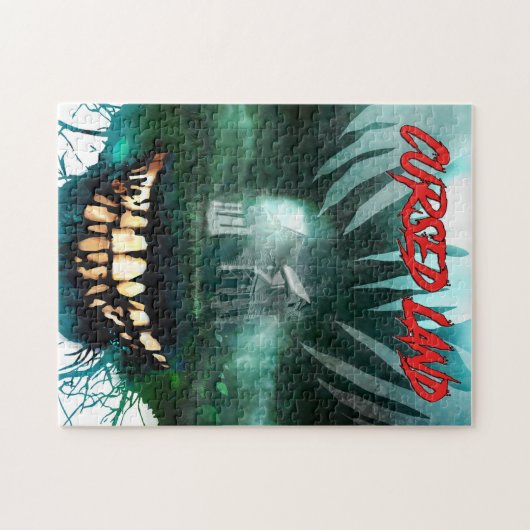 Vervloekt terrein V2-ontwerppuzzel Legpuzzel (Horizontaal)