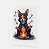 Vervloekte Chihuahua Ritual Dog Acryl Bord (Hoek)