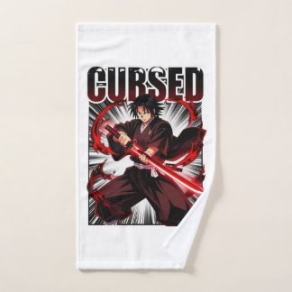 Vervloekte – Donkere Anime Stijl Katana Krijger Gr Handdoek