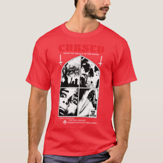Vervloekte Horror Horror Slasher Metal Giallo T-sh T-shirt