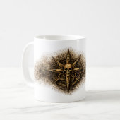 Vervloekte Kompas Sigil Piraat Koffiemok (Voorkant links)